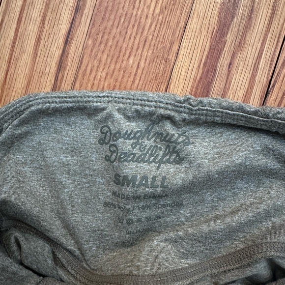 Doughnuts and deadlifts spandex shorts - excellent like new condition - Picture 2 of 4